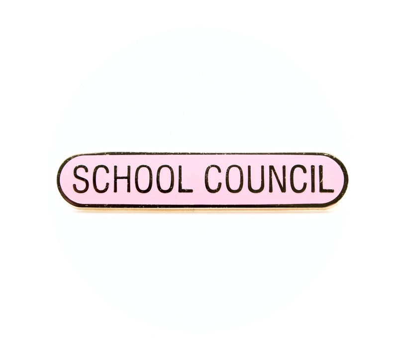 'School Council' Enamel Bar Badge
