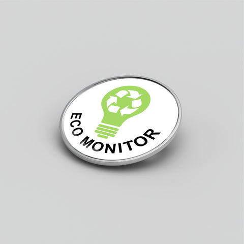 Eco Monitor Badge - 25mm Round Badge