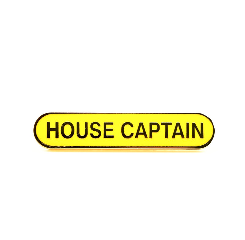 'House Captain' Enamel Bar Badge