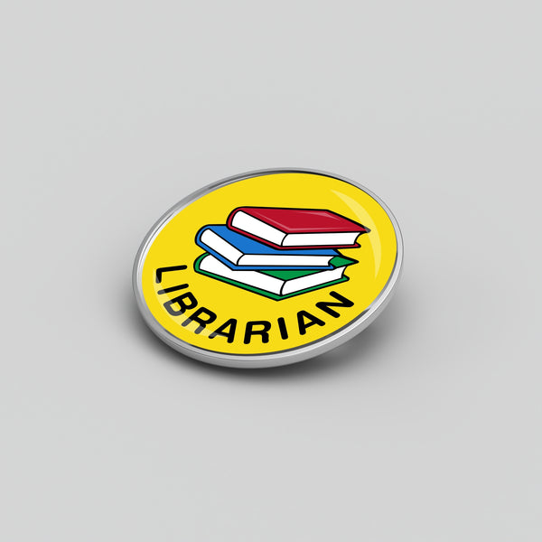 Librarian - 25mm Round Badge