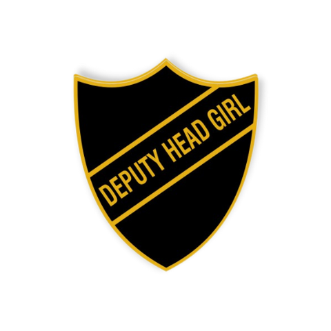 'Deputy Head Girl Enamel Shield Badge
