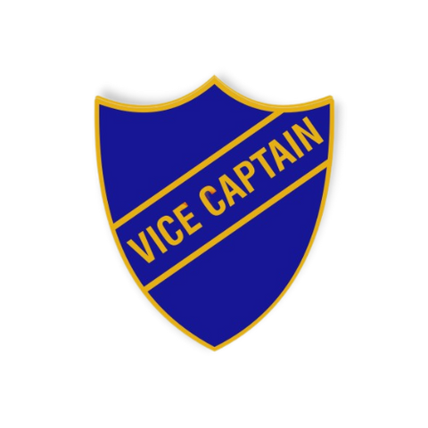 'Vice Captain' Enamel Shield Badge