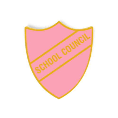'School Council' Enamel Shield Badge