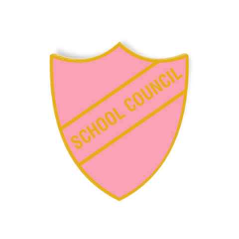 'School Council' Enamel Shield Badge