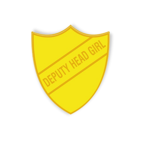 'Deputy Head Girl Enamel Shield Badge