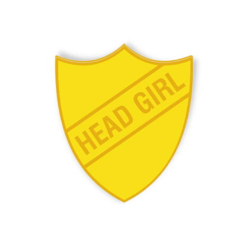 'Head Girl' Enamel Shield Badge