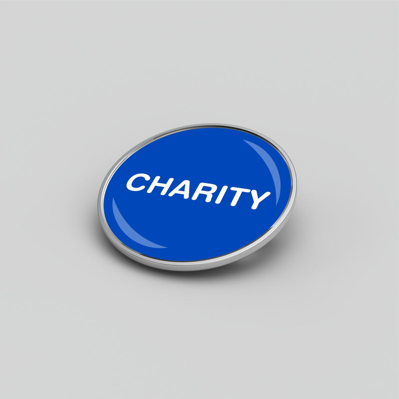 'Charity' 25mm Round Badges