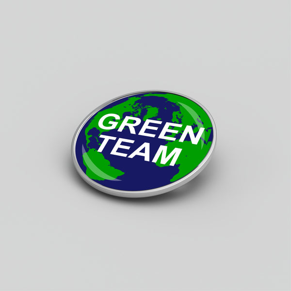 Green Team Badge - 25mm Round Badge