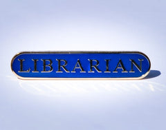 'Librarian' Enamel Bar Badge