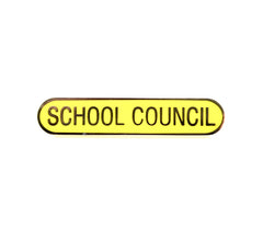 'School Council' Enamel Bar Badge