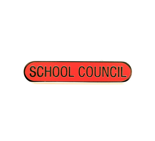 'School Council' Enamel Bar Badge