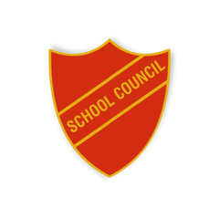 'School Council' Enamel Shield Badge