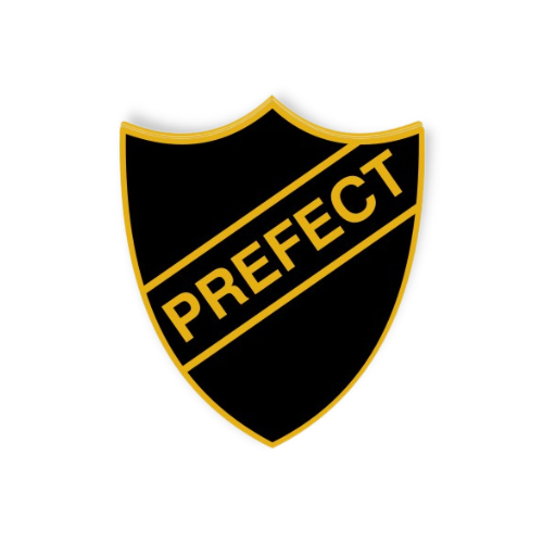 'Prefect' Enamel Shield Badge