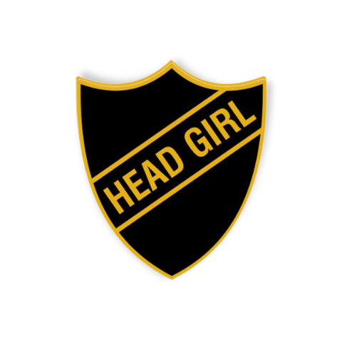 'Head Girl' Enamel Shield Badge