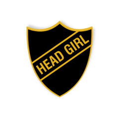 'Head Girl' Enamel Shield Badge