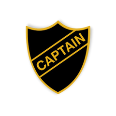 'Captain' Enamel Shield Badge