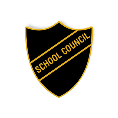 'School Council' Enamel Shield Badge