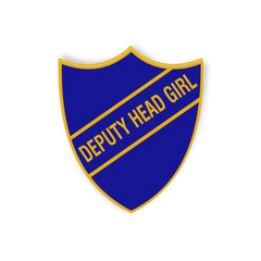 'Deputy Head Girl Enamel Shield Badge