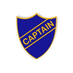 'Captain' Enamel Shield Badge