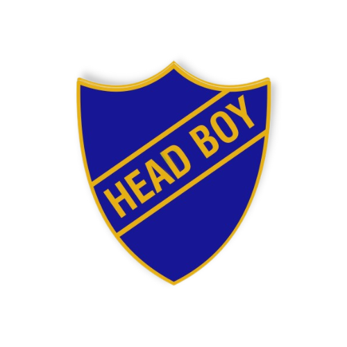 'Head Boy' Enamel Shield Badge