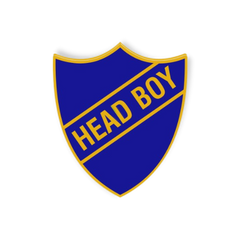 'Head Boy' Enamel Shield Badge