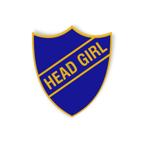 'Head Girl' Enamel Shield Badge