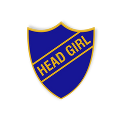 'Head Girl' Enamel Shield Badge