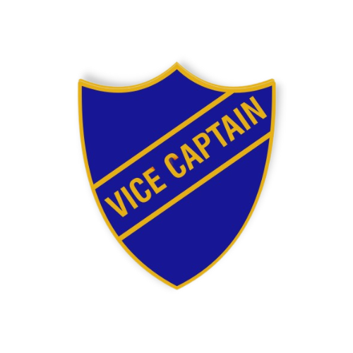 'Vice Captain' Enamel Shield Badge