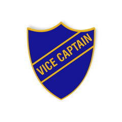 'Vice Captain' Enamel Shield Badge