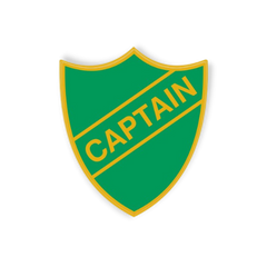 'Captain' Enamel Shield Badge