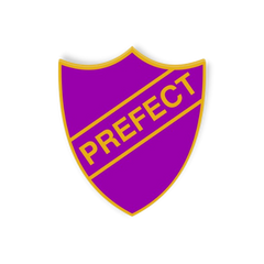 'Prefect' Enamel Shield Badge