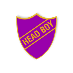 'Head Boy' Enamel Shield Badge