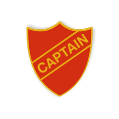 'Captain' Enamel Shield Badge
