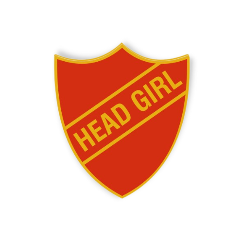 'Head Girl' Enamel Shield Badge
