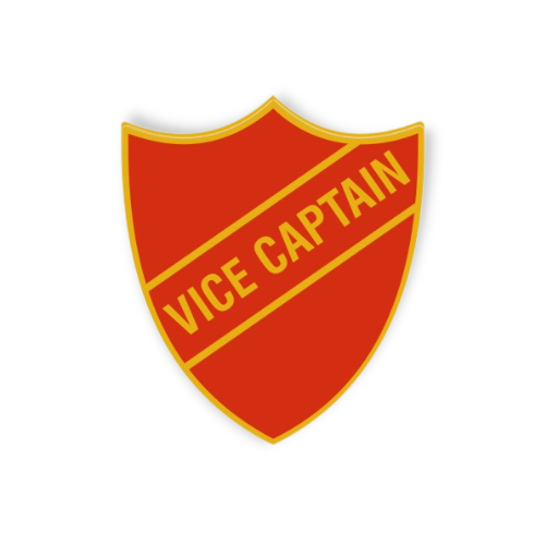 'Vice Captain' Enamel Shield Badge