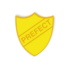 'Prefect' Enamel Shield Badge