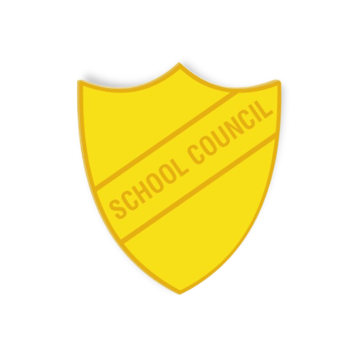 'School Council' Enamel Shield Badge