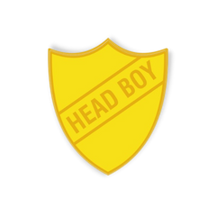 'Head Boy' Enamel Shield Badge