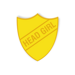'Head Girl' Enamel Shield Badge